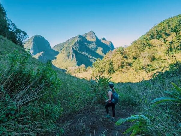 hiking in chiang dao